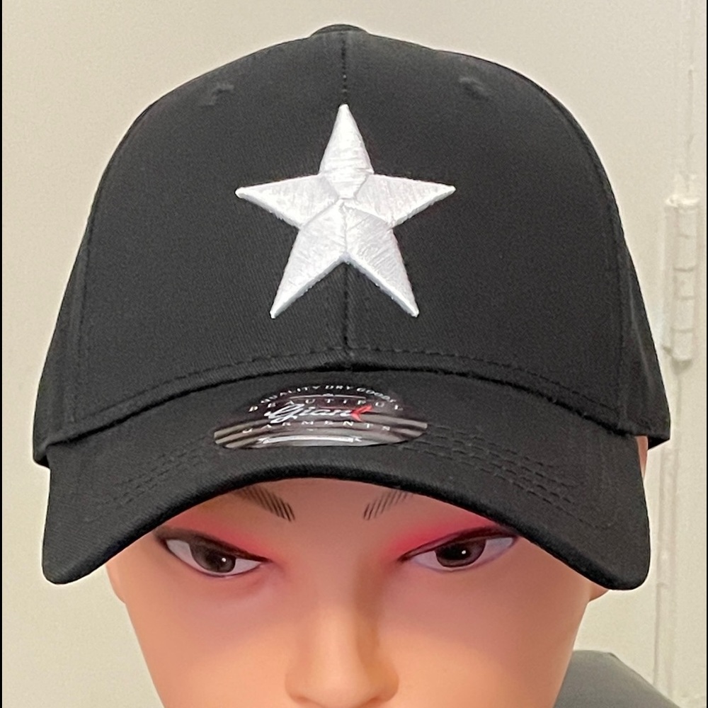 Black and White Star Patch Hat